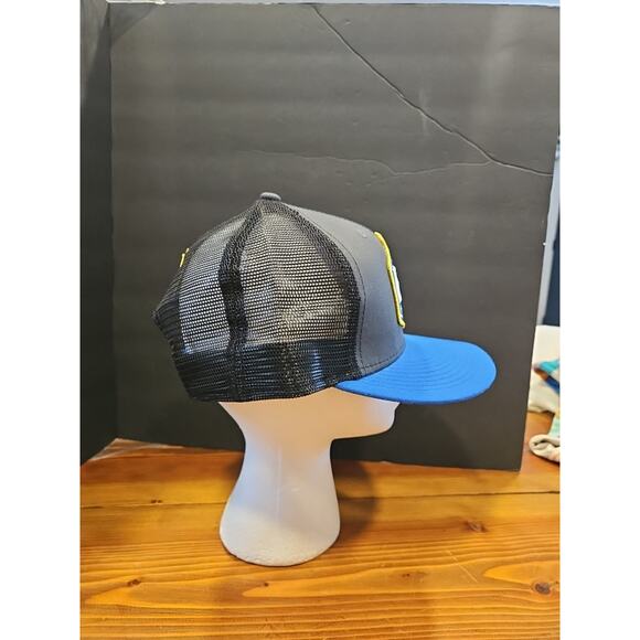 New Era Los Angeles Rams NFL Mesh Trucker 9Fifty Snapback Hat - Picture 5 of 11